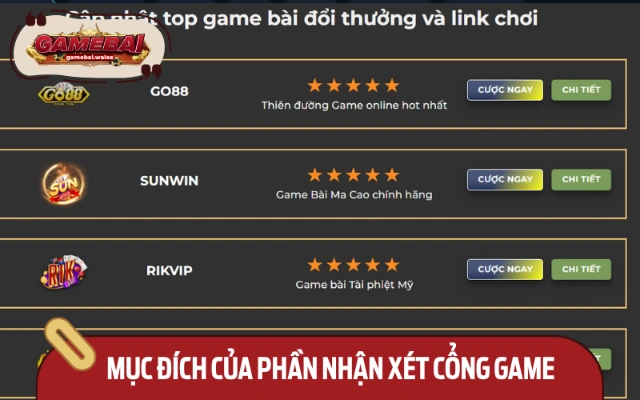 Review cổng game ra đời vì sứ mệnh vô cùng cao cả
