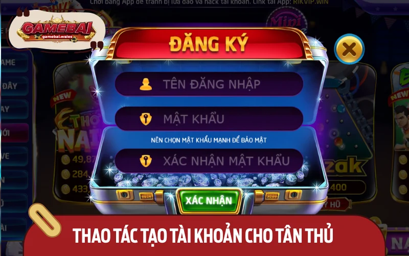 Làm thế nào để tạo account không bị lỗi
