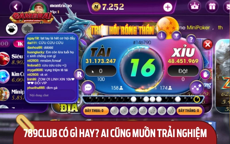 Loạt điểm mạnh mà không nơi nào có như 789Club 