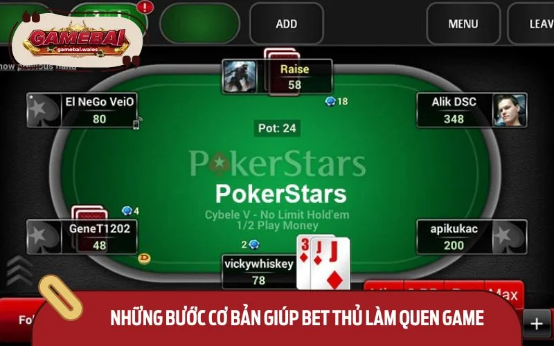 Những bước cơ bản giúp bet thủ làm quen game