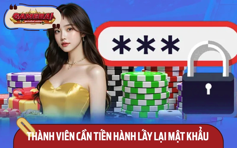 Hội viên cần khôi phục lại mật khẩu